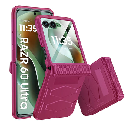 MOTO Razr Non-Slip Texture Rugged Hinge Protection Case