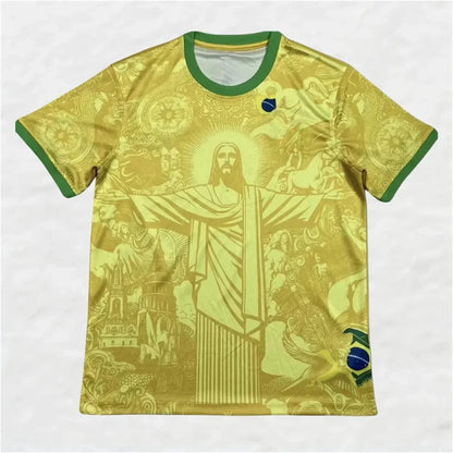 Brazil Special Edition Christ Graphic Soccer Jersey