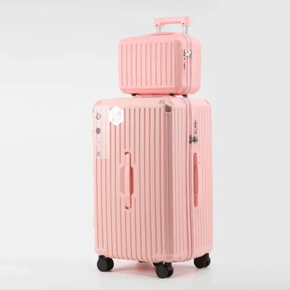 Multifunction Spinner Luggage with USB Charging Port and Cup Holder