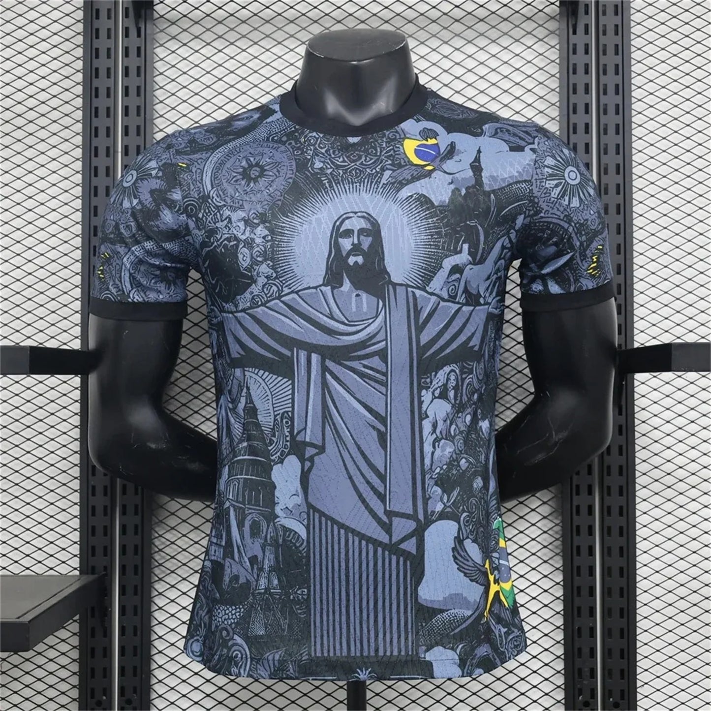Brazil Special Edition Christ Graphic Soccer Jersey