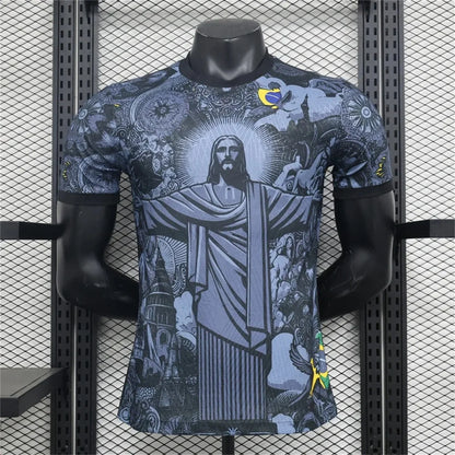 Brazil Special Edition Christ Graphic Soccer Jersey