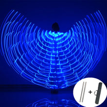 LED Colorful Fairy Wings Butterfly Belly Dancing Costume