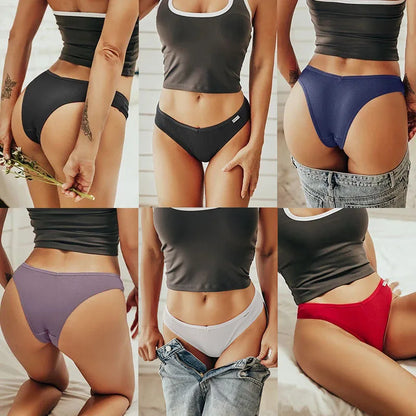 5PCS Cotton Thongs