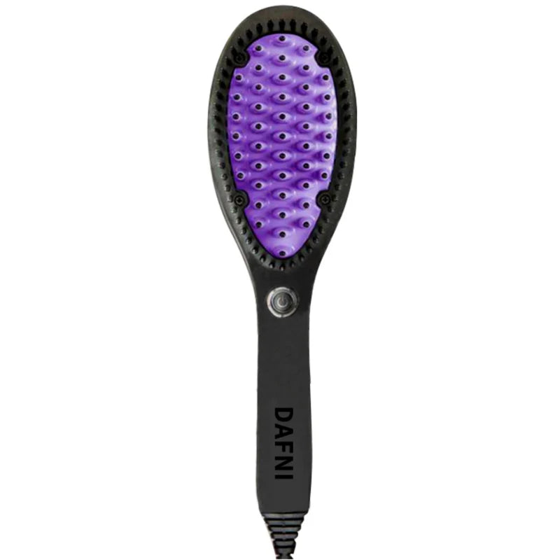 2-in-1 Ceramic Hair Straightener & Smoothing Brush