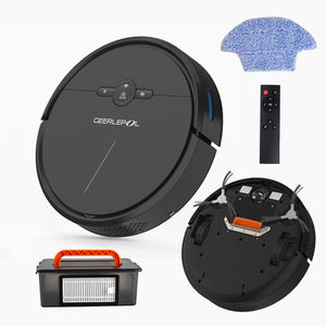 GEERLEPOL 3-in-1 Smart Robotic Vacuum Cleaner & Mop Alexa-controlled Wet and Dr