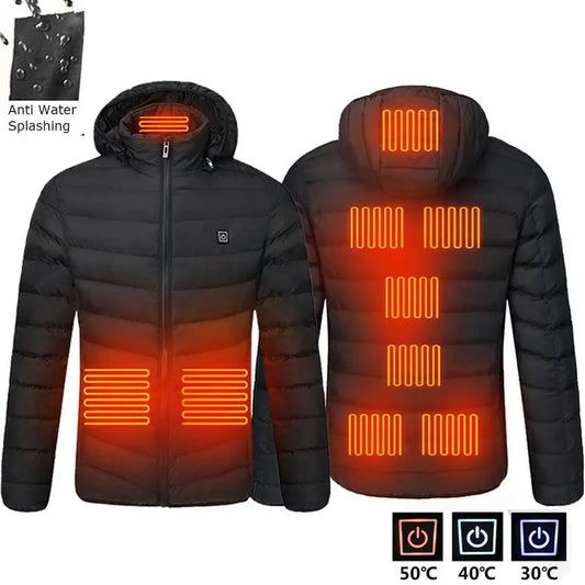 Men's USB Heated Winter Outdoor Thermal Jacket