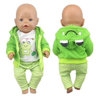 Cute Frog Suit Doll