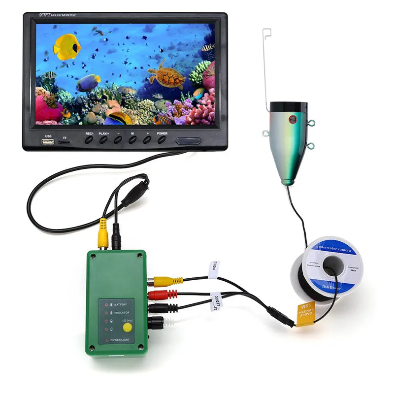 9" HD Underwater Fish Finder with DVR Camera