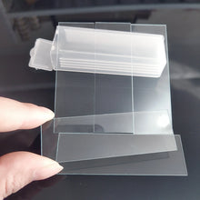 5pcs Glass Reusable Single Double Concave Microscope Slides