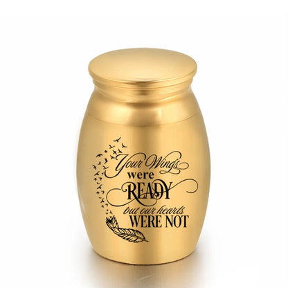 Angel Wings Printed Urn
