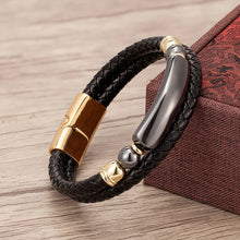 Genuine Leather Multilayer Natural Stone Bracelet