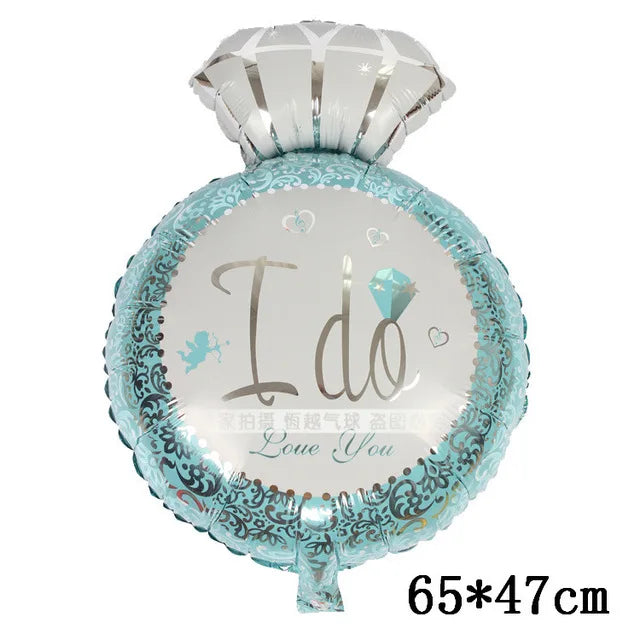 Love Heart Bear Foil Balloons