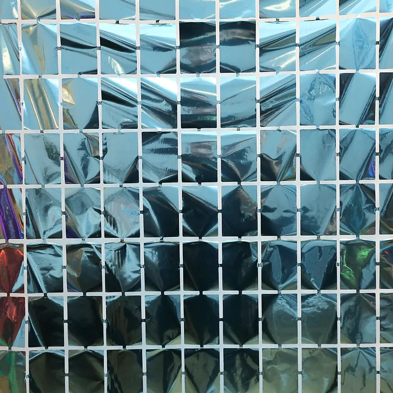 1m×2m Bright Square Rain Curtain Background Wall