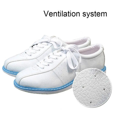 Single Sole White Bowling Shoes