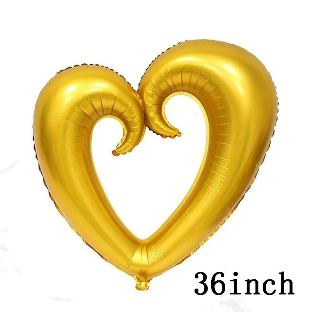 Love Heart Bear Foil Balloons