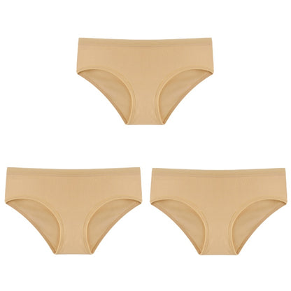 Cotton Solid Color Low-Rise Briefs