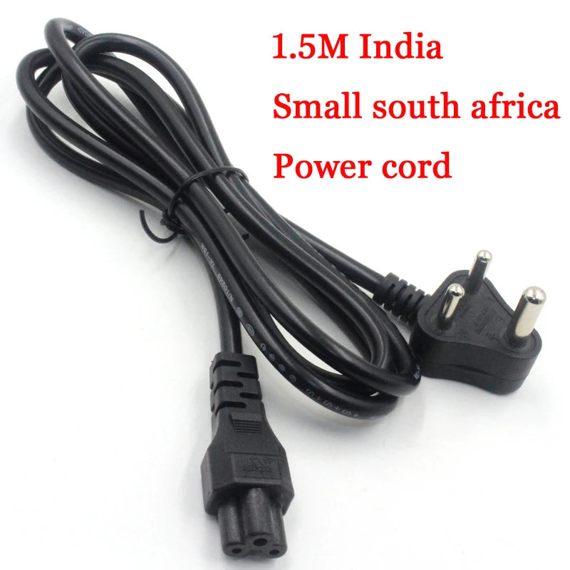 Universal IEC C5 3-Prong Laptop Power Cord & Extension Cable