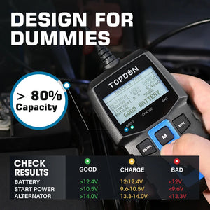 TOPDON BT100 12V Car Battery Tester