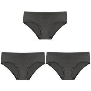 Cotton Solid Color Low-Rise Briefs