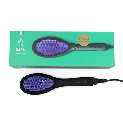 2-in-1 Ceramic Hair Straightener & Smoothing Brush
