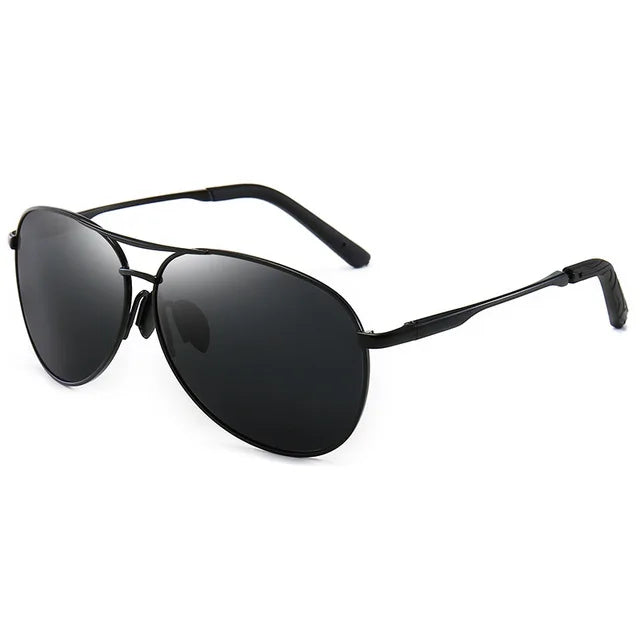 Polarized Photochromic Metal Frame Aviator Sunglasses