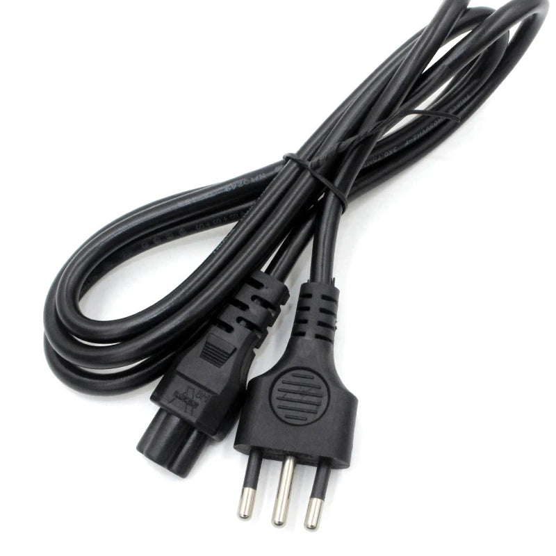 Universal IEC C5 3-Prong Laptop Power Cord & Extension Cable