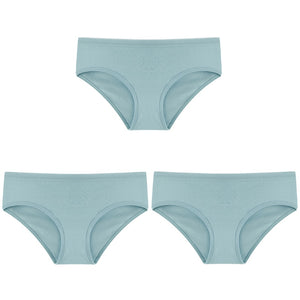 Cotton Solid Color Low-Rise Briefs