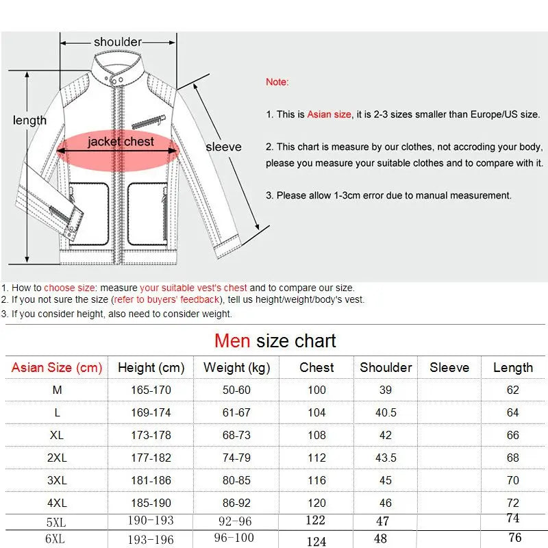Men's Electric Heated Winter Vest Jacket (17 Heating Zones)