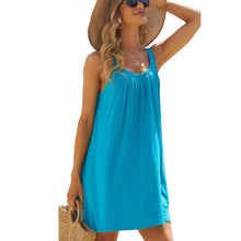 Ohsisa A-Line Casual Sleeveless Summer Dress