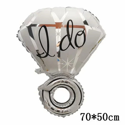 Love Heart Bear Foil Balloons