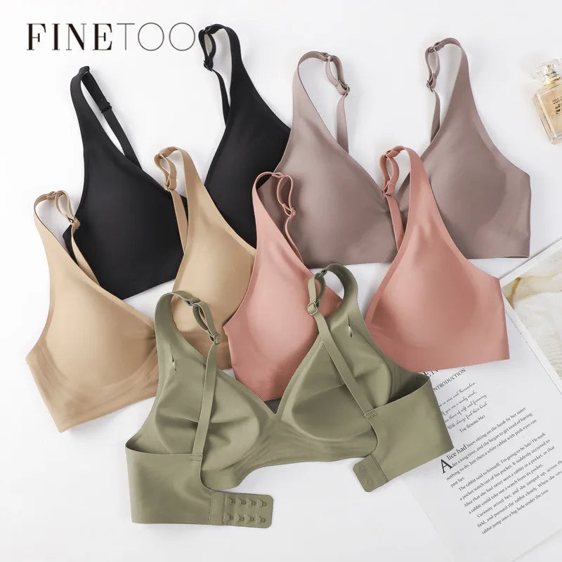FINETOO Seamless Soft Wireless Everyday Bralette