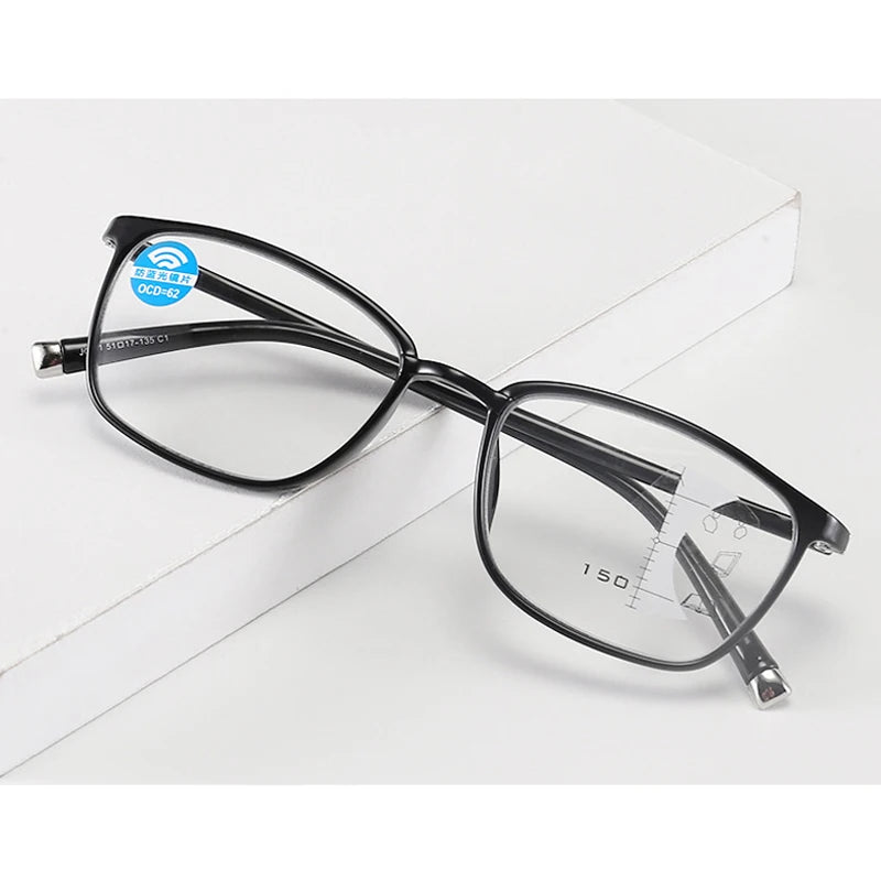 Unisex Photochromic Progressive Reading Glasses