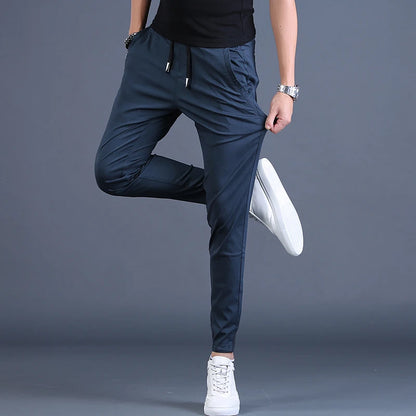 Casual Sport Slim Fit Drawstring Trousers