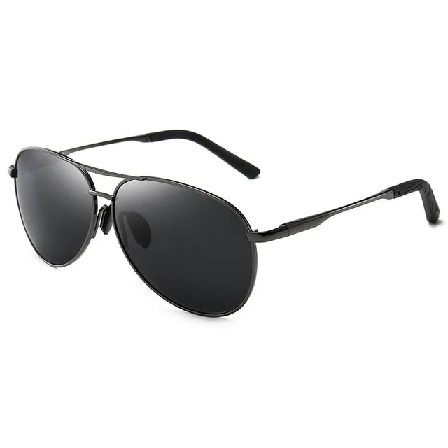 Polarized Photochromic Metal Frame Aviator Sunglasses