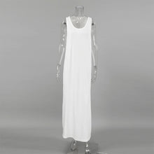 Casual Scoop Neck Sleeveless Loose Long Dress