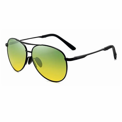 Polarized Photochromic Metal Frame Aviator Sunglasses