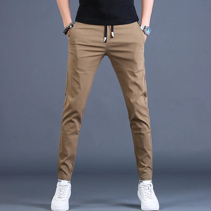 Casual Sport Slim Fit Drawstring Trousers
