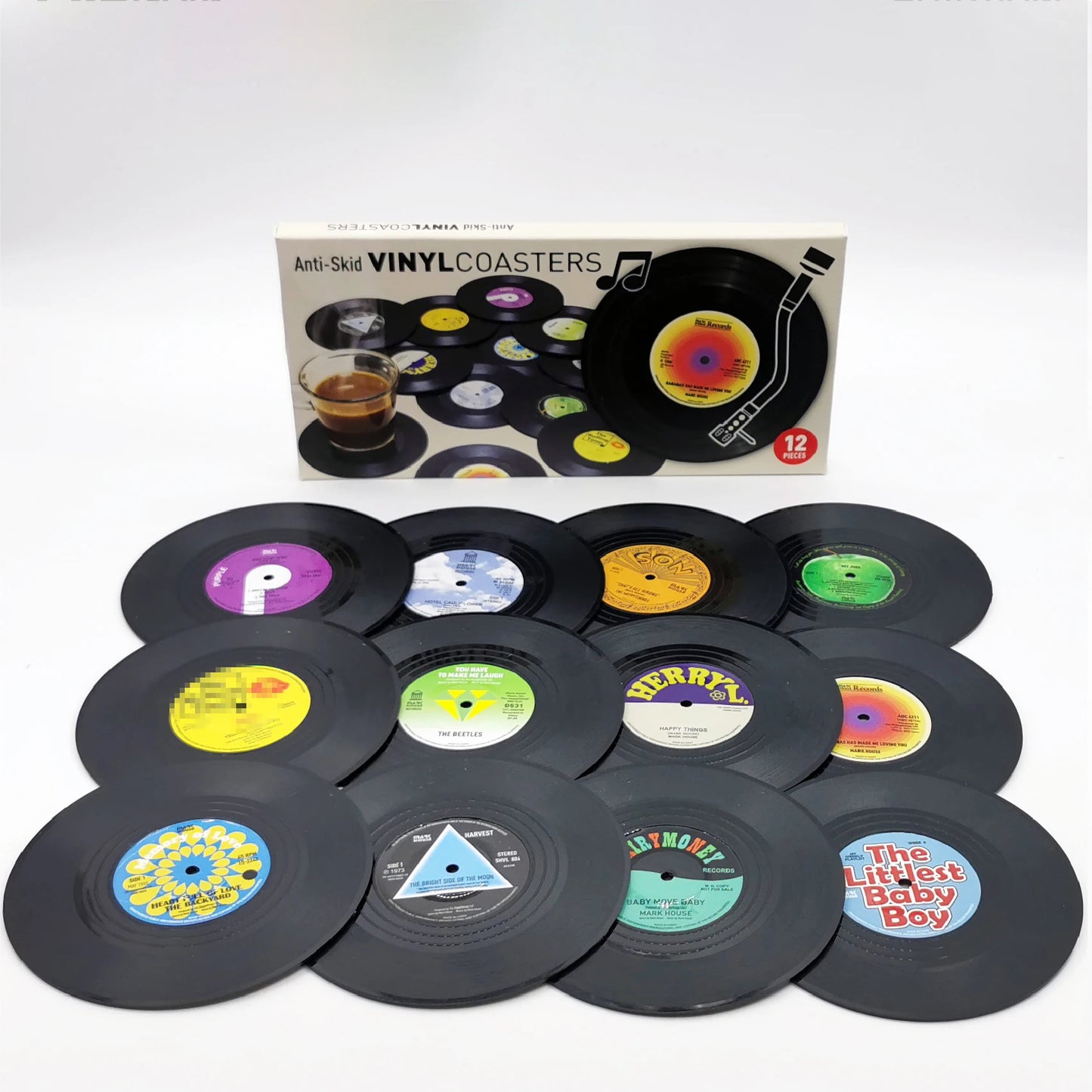 Vinyl Record Table Mats Drink Coaster