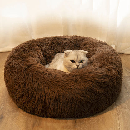 Comfortable Donut Shape Ultra Soft Washable Cushioned Bed