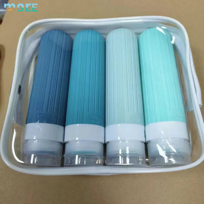 SeeMore Silicone Leakproof Portable Container Travel Toiletry Kit