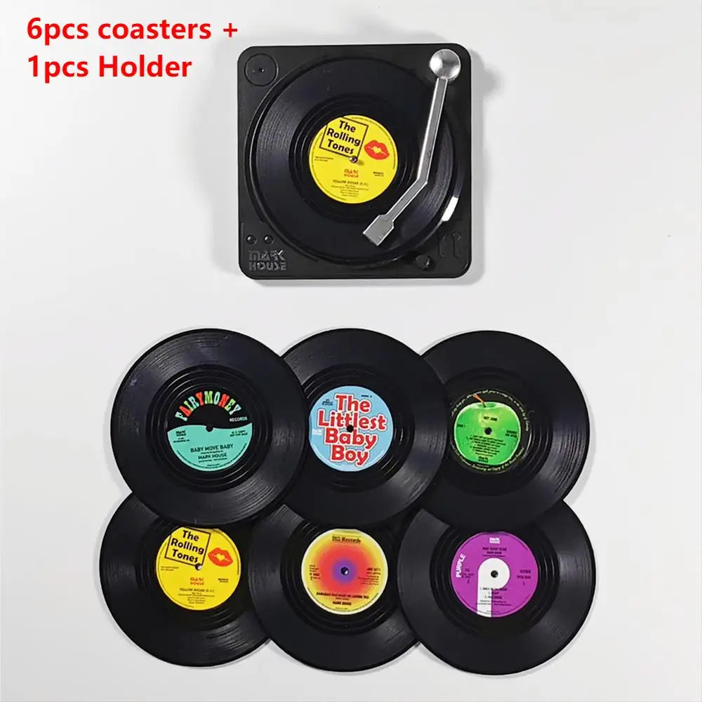 Vinyl Record Table Mats Drink Coaster