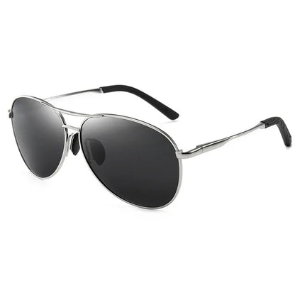 Polarized Photochromic Metal Frame Aviator Sunglasses