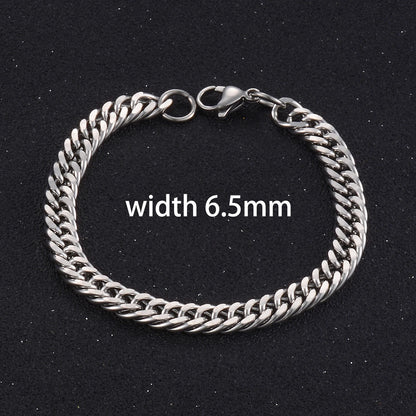 Stainless Steel Cuban Bracelet