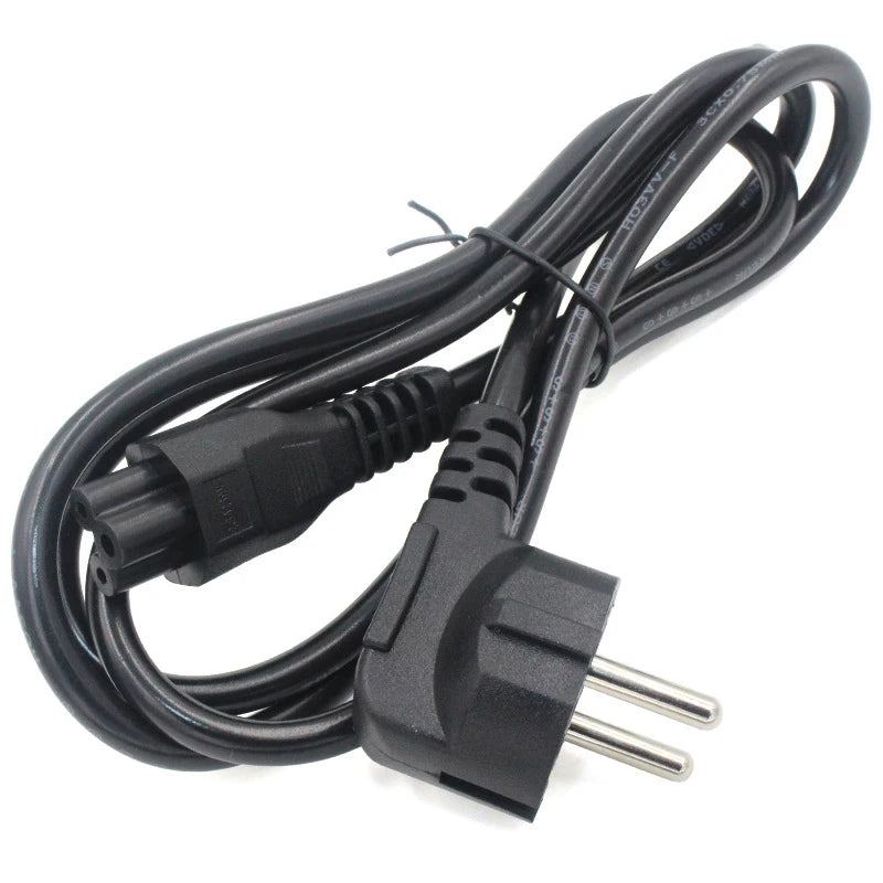 Universal IEC C5 3-Prong Laptop Power Cord & Extension Cable