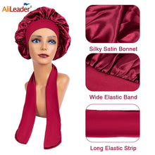 Satin Solid Color Sleeping Cap