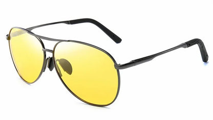 Polarized Photochromic Metal Frame Aviator Sunglasses