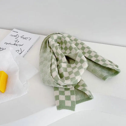 Children Plaid Scarves