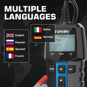 TOPDON BT100 12V Car Battery Tester