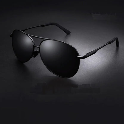 Polarized Photochromic Metal Frame Aviator Sunglasses