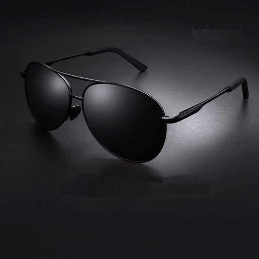 Polarized Photochromic Metal Frame Aviator Sunglasses